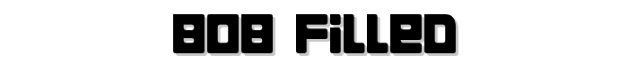 Bob Filled font